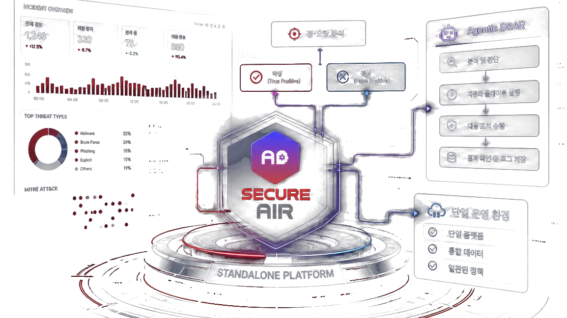 Secure AIR 단독형 도입 인포그래픽